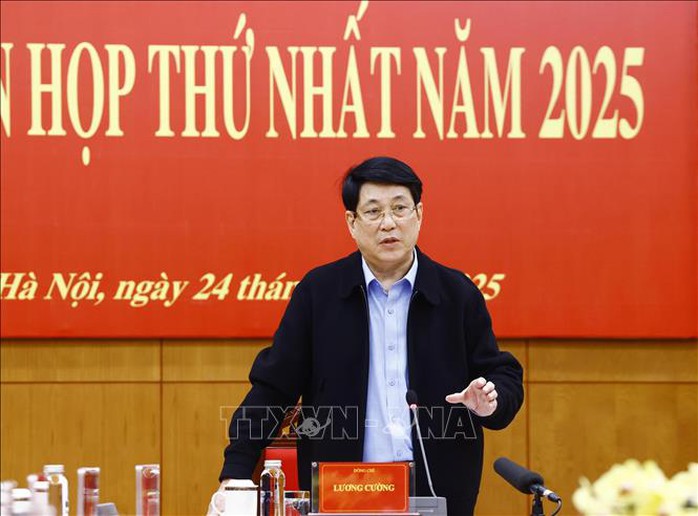 Chủ tịch nước Lương Cường chủ trì họp Ban Chỉ đạo Cải cách tư pháp Trung ương- Ảnh 2. Chủ tịch nước Lương Cường chủ trì họp Ban Chỉ đạo Cải cách tư pháp Trung ương- Ảnh 2.
