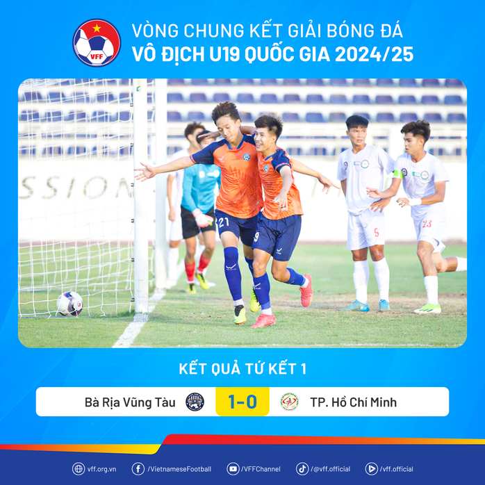 Xác định 2 cặp bán kết U19 Quốc gia 2024-2025- Ảnh 2. Xác định 2 cặp bán kết U19 Quốc gia 2024-2025- Ảnh 2.