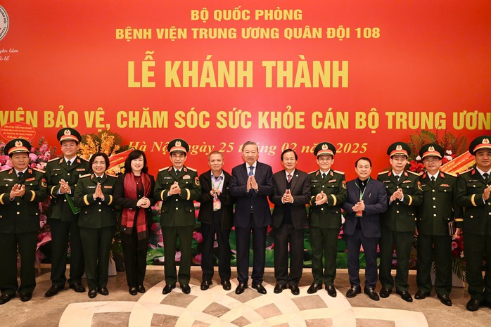 Tổng Bí thư Tô Lâm dự lễ khánh thành 2 công trình thuộc Bệnh viện Trung ương Quân đội 108- Ảnh 10. Tổng Bí thư Tô Lâm dự lễ khánh thành 2 công trình thuộc Bệnh viện Trung ương Quân đội 108- Ảnh 10.