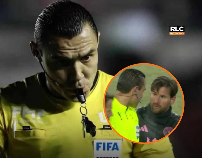 Trọng tài xin chữ ký Messi nhận án phạt nặng từ CONCACAF- Ảnh 1. Trọng tài xin chữ ký Messi nhận án phạt nặng từ CONCACAF- Ảnh 1.