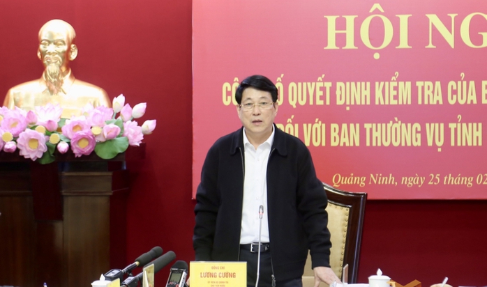 Triển khai Quyết định kiểm tra của Bộ Chính trị đối với Ban Thường vụ Tỉnh ủy Quảng Ninh- Ảnh 2. Triển khai Quyết định kiểm tra của Bộ Chính trị đối với Ban Thường vụ Tỉnh ủy Quảng Ninh- Ảnh 2.