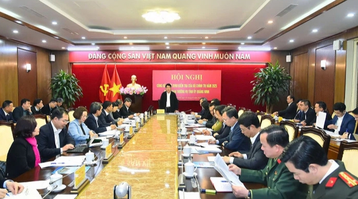 Triển khai Quyết định kiểm tra của Bộ Chính trị đối với Ban Thường vụ Tỉnh ủy Quảng Ninh- Ảnh 1. Triển khai Quyết định kiểm tra của Bộ Chính trị đối với Ban Thường vụ Tỉnh ủy Quảng Ninh- Ảnh 1.