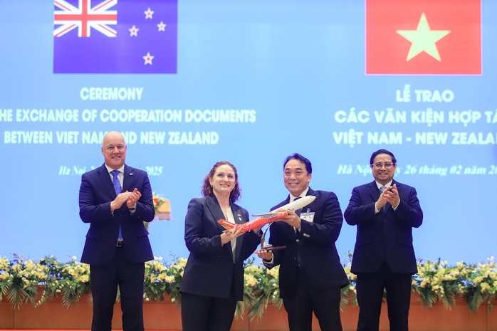 Công bố đường bay đầu tiên giữa Việt Nam và New Zealand- Ảnh 6. Công bố đường bay đầu tiên giữa Việt Nam và New Zealand- Ảnh 6.