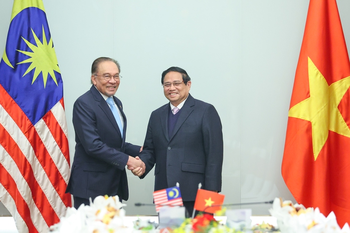 Thủ tướng Phạm Minh Chính ăn sáng làm việc với Thủ tướng Malaysia- Ảnh 1. Thủ tướng Phạm Minh Chính ăn sáng làm việc với Thủ tướng Malaysia- Ảnh 1.