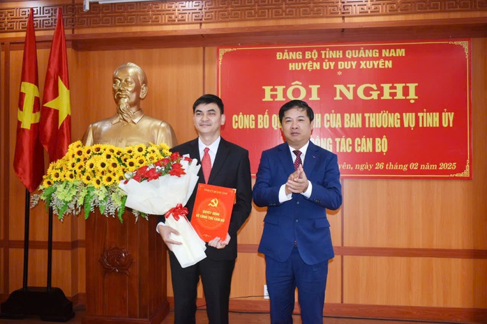Quảng Nam: Ông Cao Thanh Hải làm Bí thư Huyện ủy Duy Xuyên - Ảnh 1. Quảng Nam: Ông Cao Thanh Hải làm Bí thư Huyện ủy Duy Xuyên - Ảnh 1.