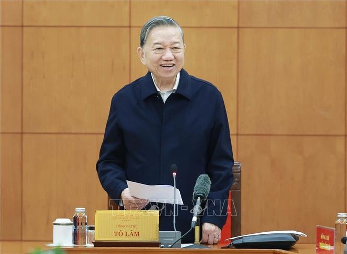 Tổng Bí thư Tô Lâm làm việc với Thường trực các Tiểu ban chuẩn bị Đại hội XIV của Đảng- Ảnh 2.