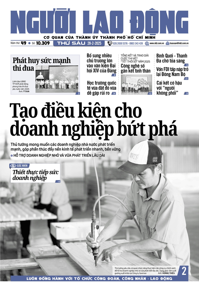 Báo in Người Lao Động 28-2: Bình Quới - Thanh Đa chờ tỏa sáng- Ảnh 1. Báo in Người Lao Động 28-2: Bình Quới - Thanh Đa chờ tỏa sáng- Ảnh 1.