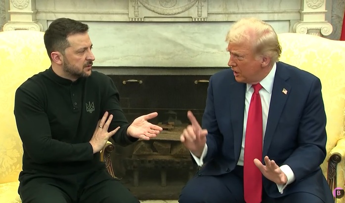 Tổng thống Donald Trump - Volodymyr Zelensky "đấu khẩu", hủy bỏ họp báo chung- Ảnh 1. Tổng thống Donald Trump - Volodymyr Zelensky "đấu khẩu", hủy bỏ họp báo chung- Ảnh 1.