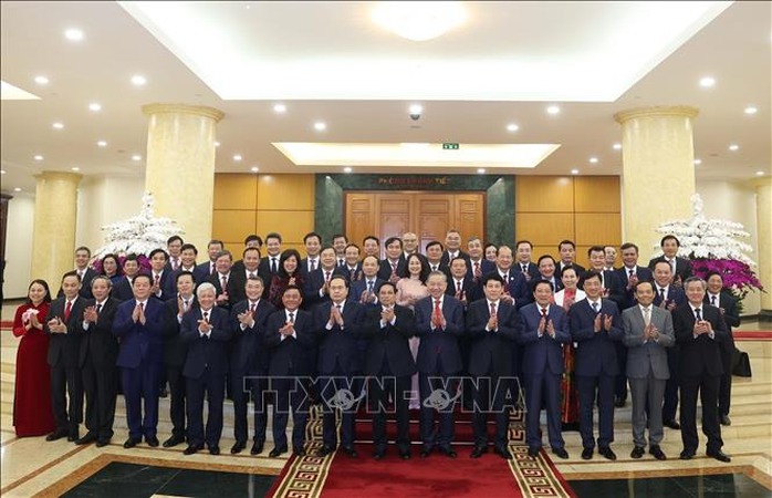 Tổng Bí thư Tô Lâm: Sắp xếp cần bảo đảm thông suốt, không ách tắc- Ảnh 1. Tổng Bí thư Tô Lâm: Sắp xếp cần bảo đảm thông suốt, không ách tắc- Ảnh 1.