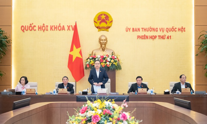 Uỷ ban Thường vụ Quốc hội cho ý kiến về cơ cấu số lượng thành viên Chính phủ - Ảnh 1. Uỷ ban Thường vụ Quốc hội cho ý kiến về cơ cấu số lượng thành viên Chính phủ - Ảnh 1.