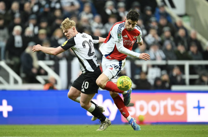Thắng thuyết phục Arsenal, Newcastle giành vé chung kết League Cup- Ảnh 3. Thắng thuyết phục Arsenal, Newcastle giành vé chung kết League Cup- Ảnh 3.
