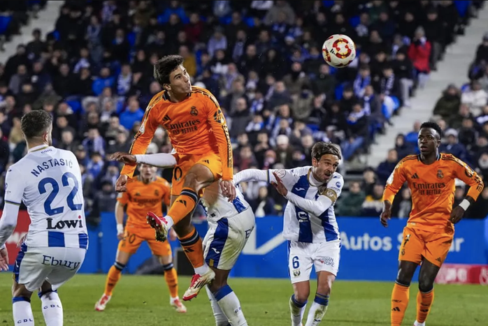 Thắng nghẹt thở Leganes phút 90+3, Real Madrid đoạt vé bán kết Cúp Nhà vua- Ảnh 6. Thắng nghẹt thở Leganes phút 90+3, Real Madrid đoạt vé bán kết Cúp Nhà vua- Ảnh 6.