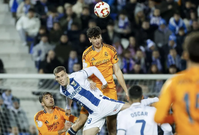 Thắng nghẹt thở Leganes phút 90+3, Real Madrid đoạt vé bán kết Cúp Nhà vua- Ảnh 1. Thắng nghẹt thở Leganes phút 90+3, Real Madrid đoạt vé bán kết Cúp Nhà vua- Ảnh 1.