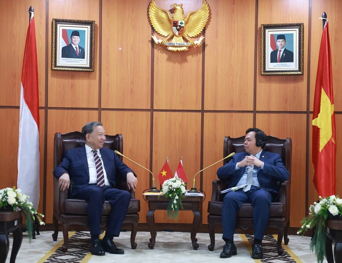 Tổng Bí thư Tô Lâm hội kiến Chủ tịch Hội đồng Đại biểu địa phương Indonesia- Ảnh 2. Tổng Bí thư Tô Lâm hội kiến Chủ tịch Hội đồng Đại biểu địa phương Indonesia- Ảnh 2.