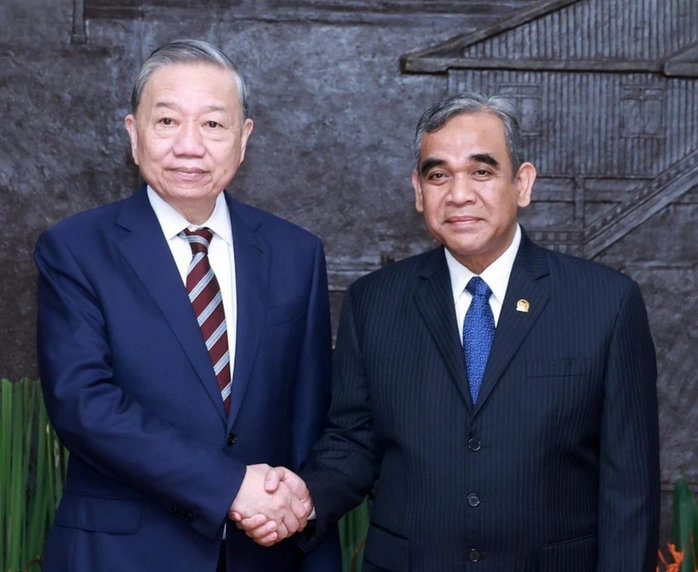 Tổng Bí thư Tô Lâm hội kiến Chủ tịch Hội đồng Hiệp thương Nhân dân Indonesia- Ảnh 1. Tổng Bí thư Tô Lâm hội kiến Chủ tịch Hội đồng Hiệp thương Nhân dân Indonesia- Ảnh 1.