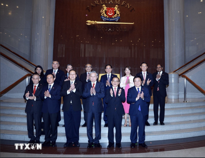 Tổng Bí thư Tô Lâm hội kiến Chủ tịch Quốc hội Singapore- Ảnh 6. Tổng Bí thư Tô Lâm hội kiến Chủ tịch Quốc hội Singapore- Ảnh 6.