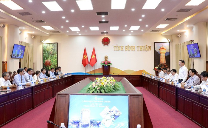 VRG và Sonadezi muốn hợp tác những dự án lớn cùng tỉnh Bình Thuận- Ảnh 1. VRG và Sonadezi muốn hợp tác những dự án lớn cùng tỉnh Bình Thuận- Ảnh 1.