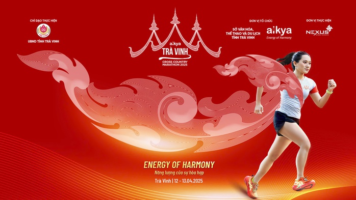Aikya Marathon Trà Vinh 2025: Khám phá cung đường quê và văn hóa Khmer- Ảnh 1. Aikya Marathon Trà Vinh 2025: Khám phá cung đường quê và văn hóa Khmer- Ảnh 1.