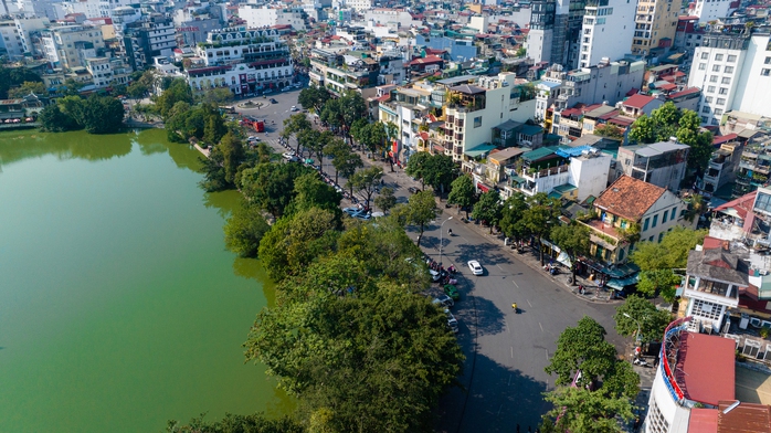 Mở rộng không gian Hồ Gươm- Ảnh 1. Mở rộng không gian Hồ Gươm- Ảnh 1.