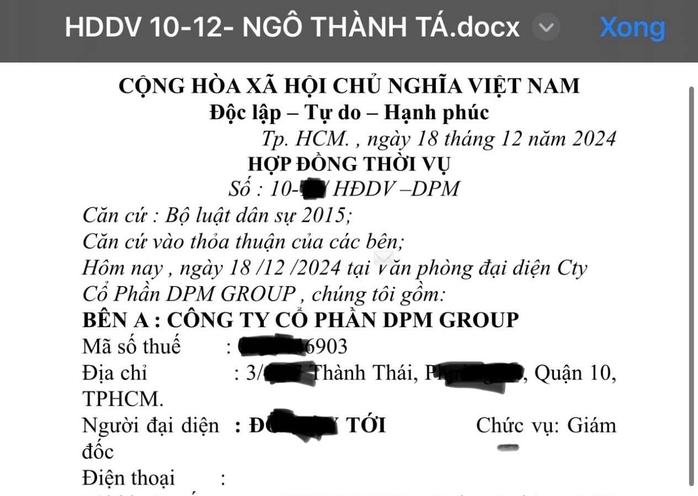 Diễn viên Ngô Thành Tá tố chưa được trả thù lao- Ảnh 2. Diễn viên Ngô Thành Tá tố chưa được trả thù lao- Ảnh 2.