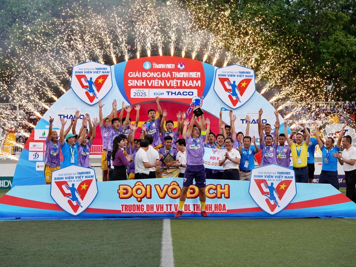 Trường Đại học VH-TT-DL Thanh Hóa vô địch Giải Thanh Niên Sinh viên 2025- Ảnh 4. Trường Đại học VH-TT-DL Thanh Hóa vô địch Giải Thanh Niên Sinh viên 2025- Ảnh 4.