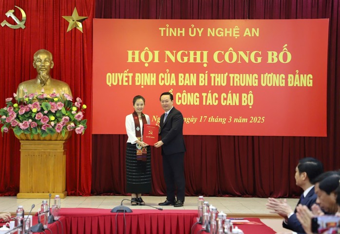 Bà Võ Thị Minh Sinh giữ chức Phó Bí thư Tỉnh ủy Nghệ An- Ảnh 1. Bà Võ Thị Minh Sinh giữ chức Phó Bí thư Tỉnh ủy Nghệ An- Ảnh 1.