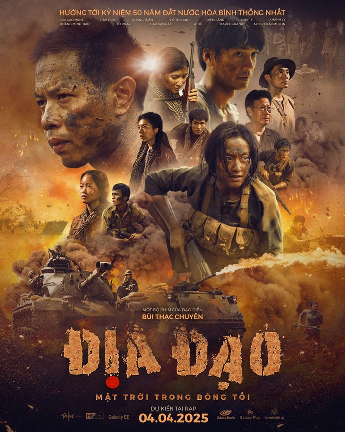 Poster phim “Địa đạo: Mặt trời trong bóng tối”. (Ảnh do nhà sản xuất cung cấp) Poster phim “Địa đạo: Mặt trời trong bóng tối”. (Ảnh do nhà sản xuất cung cấp)