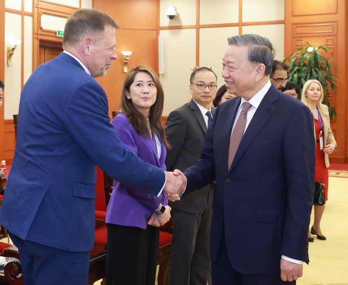 Tổng Bí thư Tô Lâm tiếp Đoàn doanh nghiệp Hội đồng Kinh doanh Mỹ - ASEAN- Ảnh 1. Tổng Bí thư Tô Lâm tiếp Đoàn doanh nghiệp Hội đồng Kinh doanh Mỹ - ASEAN- Ảnh 1.