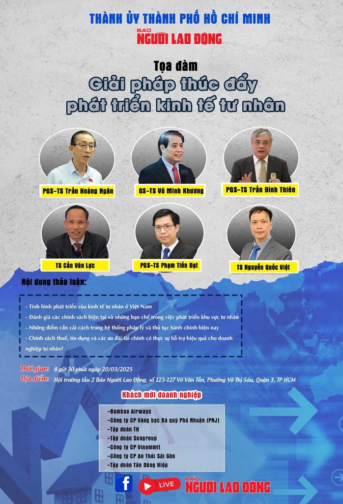 Các chuyên gia hàng đầu thảo luận giải pháp phát triển kinh tế tư nhân- Ảnh 1. Các chuyên gia hàng đầu thảo luận giải pháp phát triển kinh tế tư nhân- Ảnh 1.