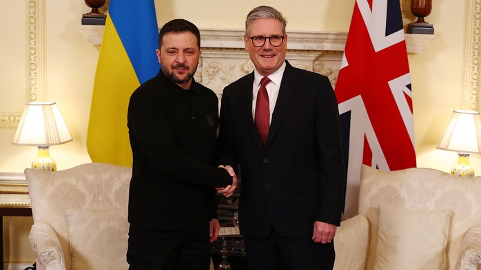 Thủ tướng Anh Keir Starmer và Tổng thống Ukraine Volodymyr Zelensky. Ảnh: PA Thủ tướng Anh Keir Starmer và Tổng thống Ukraine Volodymyr Zelensky. Ảnh: PA