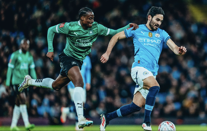 Sao trẻ O'Reilly tỏa sáng, Man City nhọc nhằn hạ Plymouth Argyle ở FA Cup- Ảnh 2. Sao trẻ O'Reilly tỏa sáng, Man City nhọc nhằn hạ Plymouth Argyle ở FA Cup- Ảnh 2.
