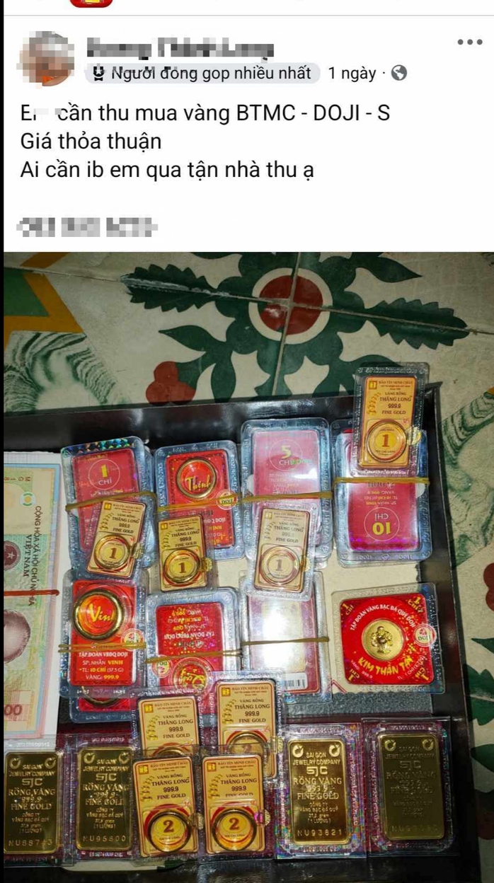 Mua, "pass" lại vàng dễ như mớ rau, con cá trên hội nhóm online- Ảnh 1. Mua, "pass" lại vàng dễ như mớ rau, con cá trên hội nhóm online- Ảnh 1.