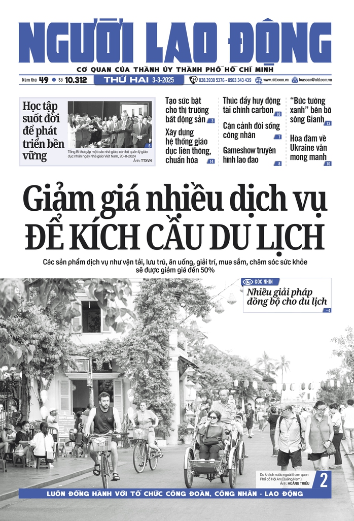 Báo in ngày 3-3: Học tập suốt đời để phát triển bền vững- Ảnh 1. Báo in ngày 3-3: Học tập suốt đời để phát triển bền vững- Ảnh 1.