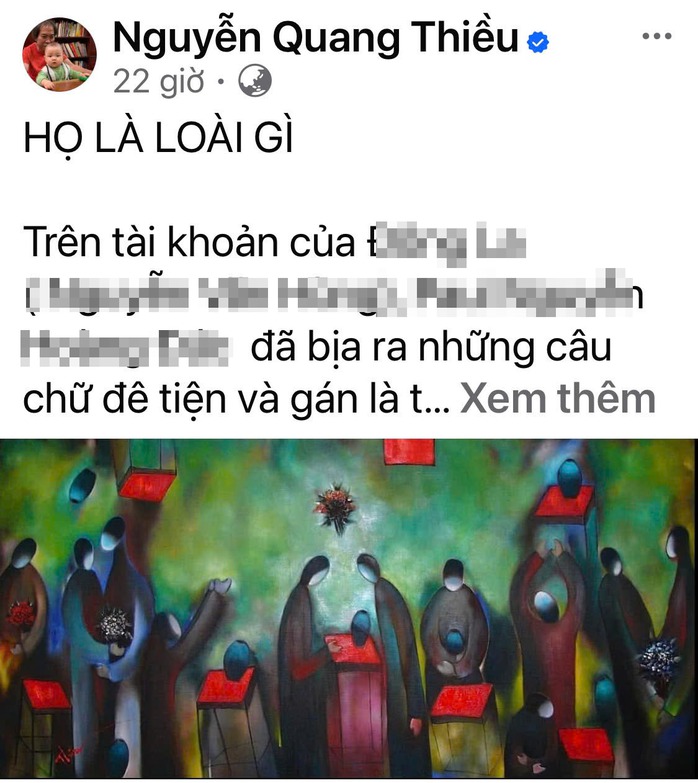 Pháp lý vụ ông Nguyễn Quang Thiều tố một số người bịa đặt thơ ông- Ảnh 1. Pháp lý vụ ông Nguyễn Quang Thiều tố một số người bịa đặt thơ ông- Ảnh 1.
