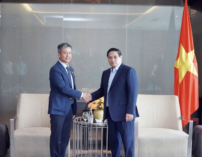 Thủ tướng Phạm Minh Chính tiếp 3 nhà đầu tư nước ngoài- Ảnh 1. Thủ tướng Phạm Minh Chính tiếp 3 nhà đầu tư nước ngoài- Ảnh 1.