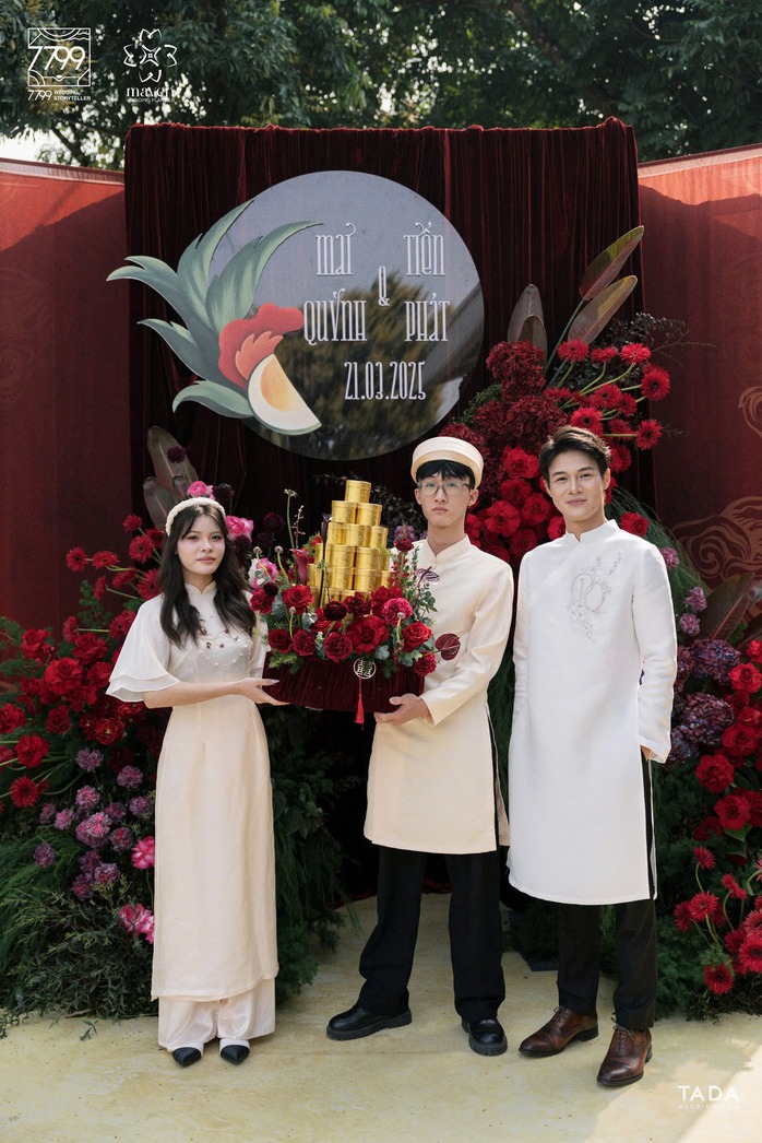 Quỳnh Lương xinh đẹp trong lễ ăn hỏi- Ảnh 7. Quỳnh Lương xinh đẹp trong lễ ăn hỏi- Ảnh 7.