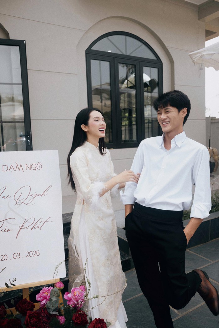 Quỳnh Lương xinh đẹp trong lễ ăn hỏi- Ảnh 12. Quỳnh Lương xinh đẹp trong lễ ăn hỏi- Ảnh 12.