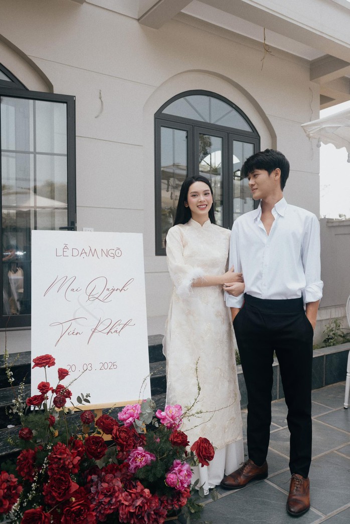 Quỳnh Lương xinh đẹp trong lễ ăn hỏi- Ảnh 11. Quỳnh Lương xinh đẹp trong lễ ăn hỏi- Ảnh 11.
