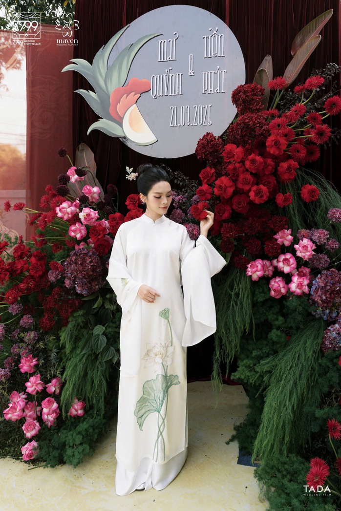 Quỳnh Lương xinh đẹp trong lễ ăn hỏi- Ảnh 2. Quỳnh Lương xinh đẹp trong lễ ăn hỏi- Ảnh 2.