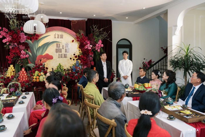 Quỳnh Lương xinh đẹp trong lễ ăn hỏi- Ảnh 8. Quỳnh Lương xinh đẹp trong lễ ăn hỏi- Ảnh 8.