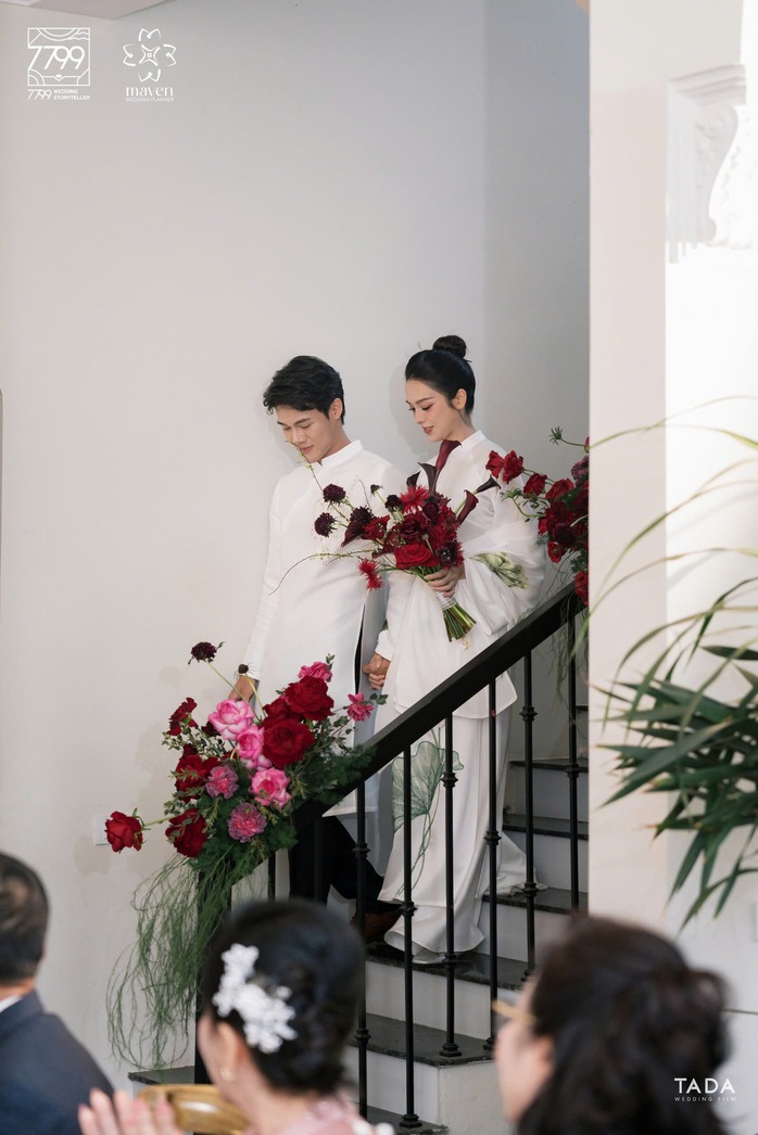Quỳnh Lương xinh đẹp trong lễ ăn hỏi- Ảnh 9.
