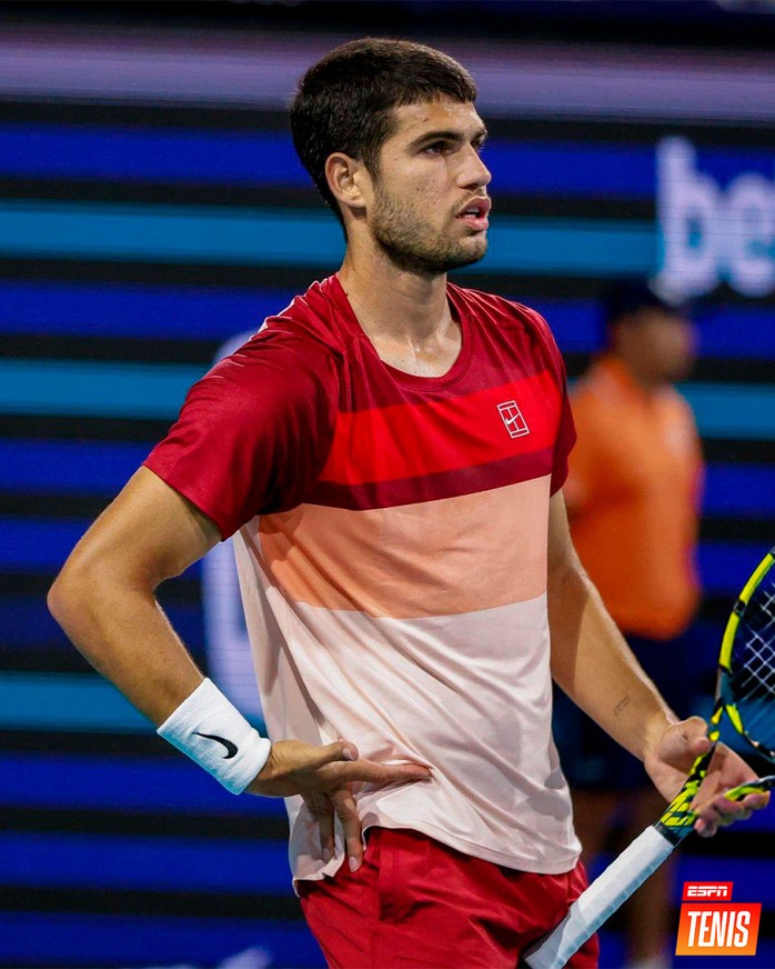 Djokovic bắt kịp thành tích của Nadal, Alcaraz nhận cú sốc ở Miami- Ảnh 2. Djokovic bắt kịp thành tích của Nadal, Alcaraz nhận cú sốc ở Miami- Ảnh 2.