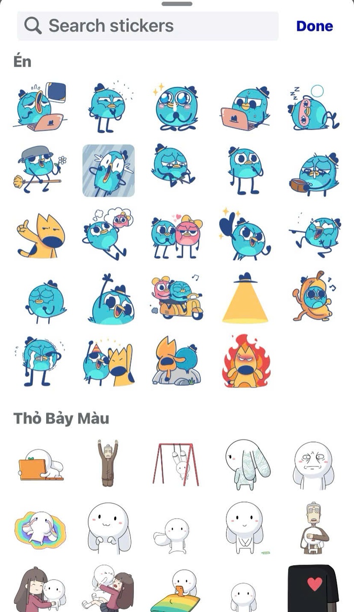 Người dùng Facebook có thể dễ dàng tải bộ sticker miễn phí trên ứng dụng Người dùng Facebook có thể dễ dàng tải bộ sticker miễn phí trên ứng dụng