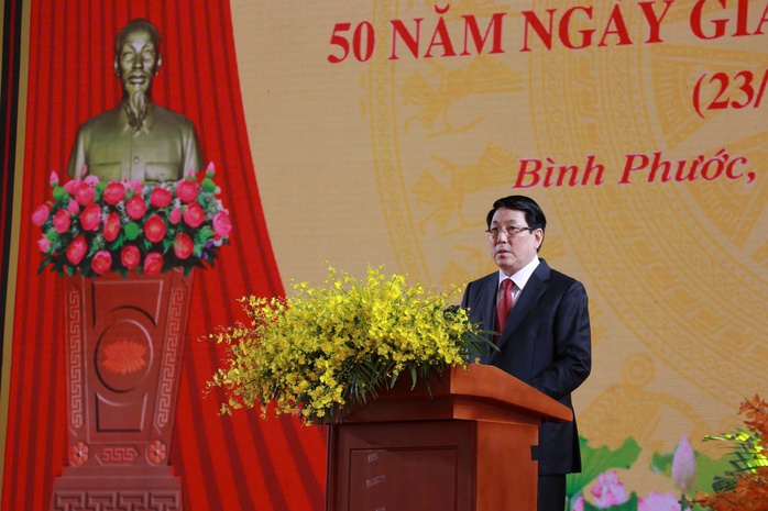 Chủ tịch nước Lương Cường dự Lễ kỷ niệm 50 năm Ngày giải phóng tỉnh Bình Phước- Ảnh 2. Chủ tịch nước Lương Cường dự Lễ kỷ niệm 50 năm Ngày giải phóng tỉnh Bình Phước- Ảnh 2.