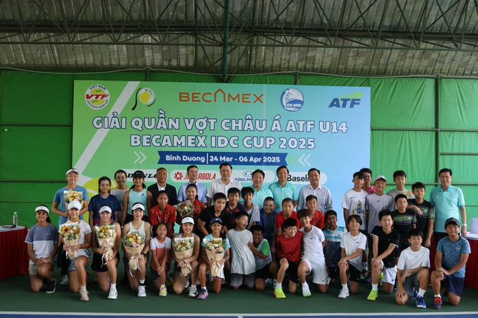 Khai mạc giải Quần vợt châu Á U14 tại Bình Dương- Ảnh 1. Khai mạc giải Quần vợt châu Á U14 tại Bình Dương- Ảnh 1.