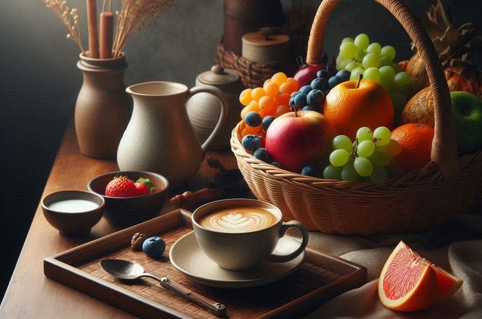 Thêm lý do để uống cà phê và ăn trái cây hàng ngày- Ảnh 1. Thêm lý do để uống cà phê và ăn trái cây hàng ngày- Ảnh 1.