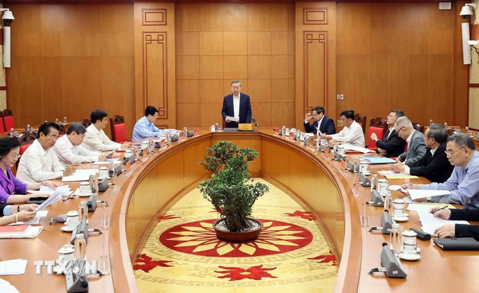 Những hình ảnh Tổng Bí thư Tô Lâm chủ trì họp Tiểu ban Nhân sự Đại hội XIV của Đảng- Ảnh 7. Những hình ảnh Tổng Bí thư Tô Lâm chủ trì họp Tiểu ban Nhân sự Đại hội XIV của Đảng- Ảnh 7.