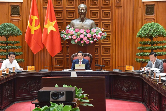 Thủ tướng Phạm Minh Chính chủ trì cuộc họp ngày 25-3. Ảnh: NHẬT BẮC Thủ tướng Phạm Minh Chính chủ trì cuộc họp ngày 25-3. Ảnh: NHẬT BẮC