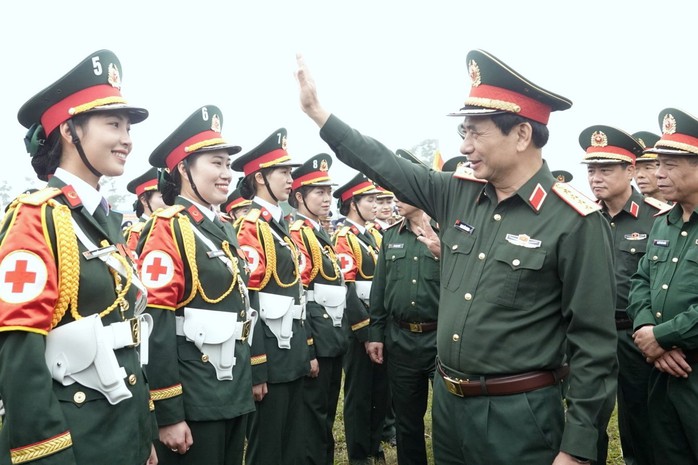 Đại tướng Phan Văn Giang biểu dương nỗ lực của bộ đội hợp luyện diễu binh- Ảnh 1. Đại tướng Phan Văn Giang biểu dương nỗ lực của bộ đội hợp luyện diễu binh- Ảnh 1.