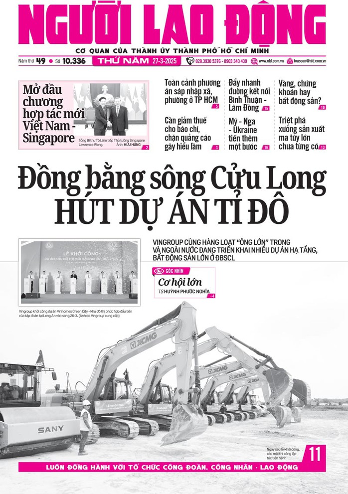Báo in ngày 27-3: Toàn cảnh phương án sáp nhập xã, phường ở TP HCM- Ảnh 1.